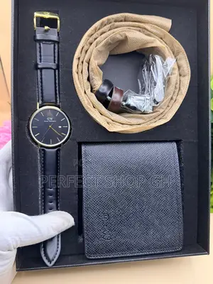 Luxury Dw Watch, Belt Wallet Gift Set