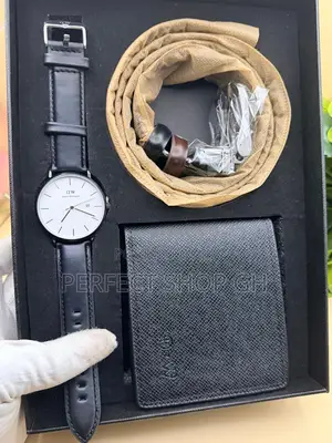 Luxury Dw Watch, Belt Wallet Gift Set