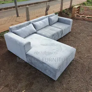 2 in 1 L Shape Sofa Comes With Pillows