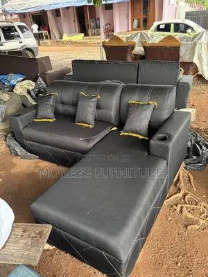 2 in 1 L Shape Sofa Comes With Pillows