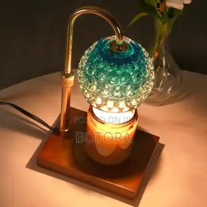 Candle Warmer Lamp With Timer Dimmer + Scented Candle (Blue Purple)