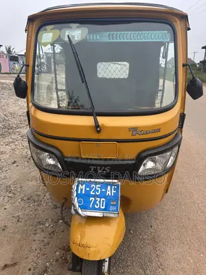 TVS King Deluxe Plus iTouch Start 2025 Yellow