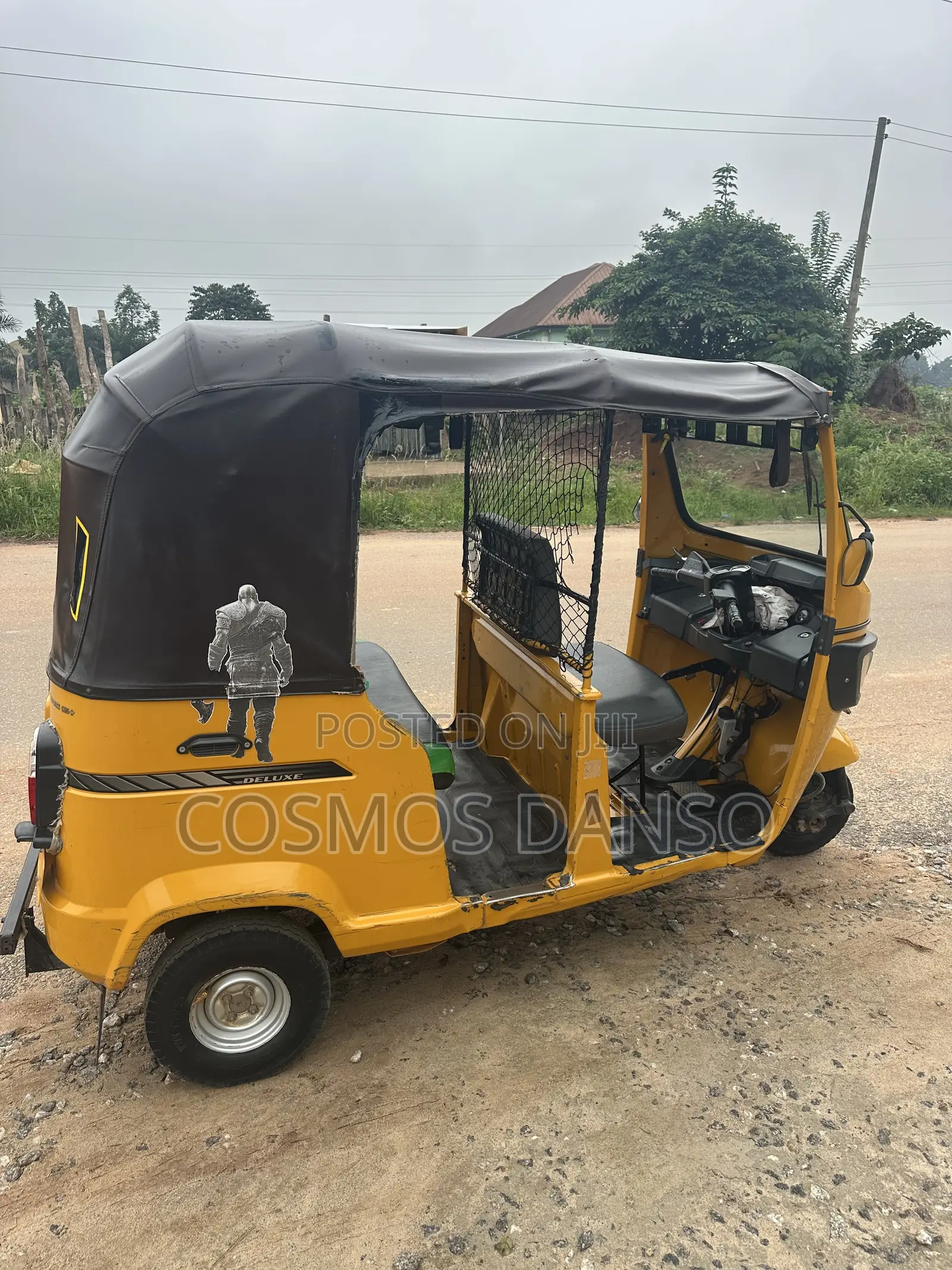 TVS King Deluxe Plus iTouch Start 2025 Yellow