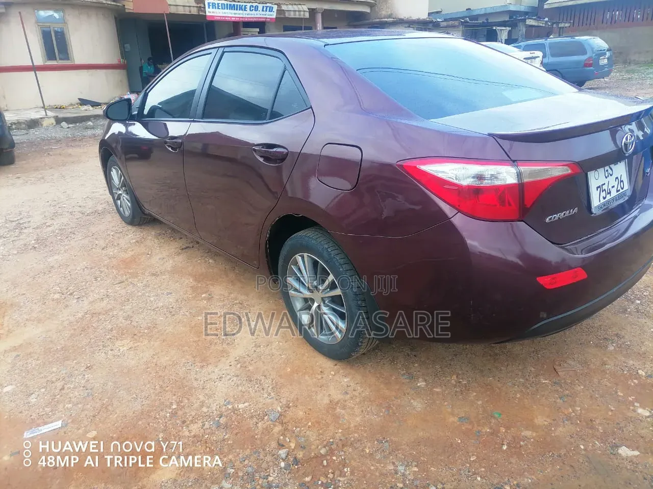 Toyota Corolla 2015 Maroon