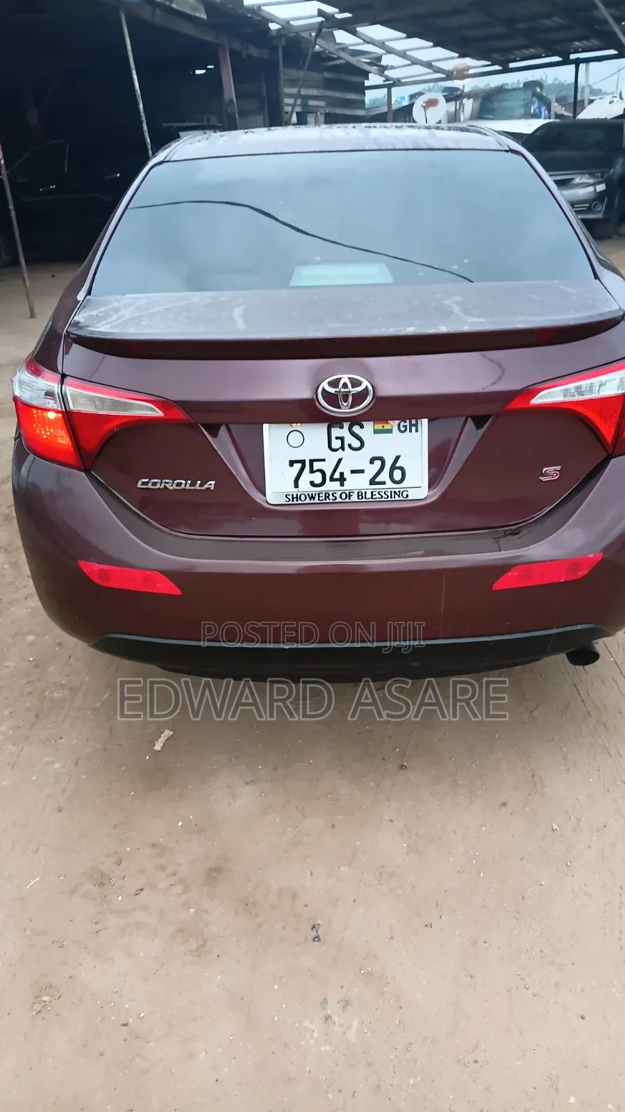 Toyota Corolla 2015 Maroon