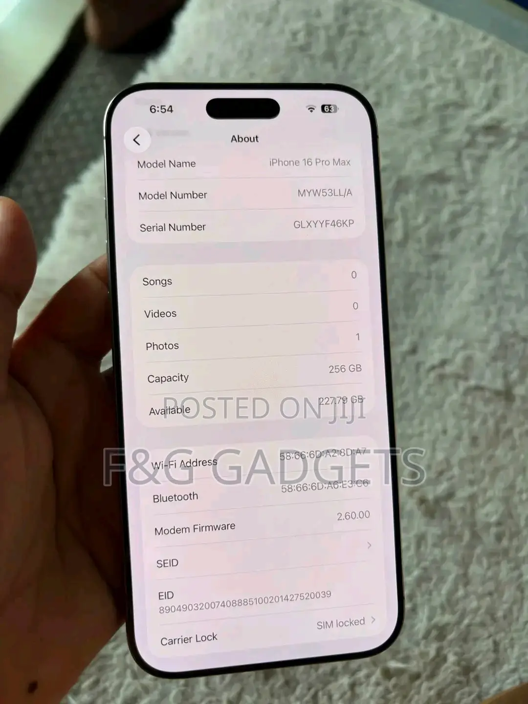 Apple iPhone 16 Pro Max 256 GB Gold