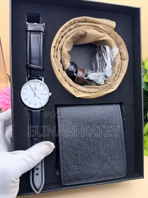 Daniel Wellington Watch, Belt With Wallet
