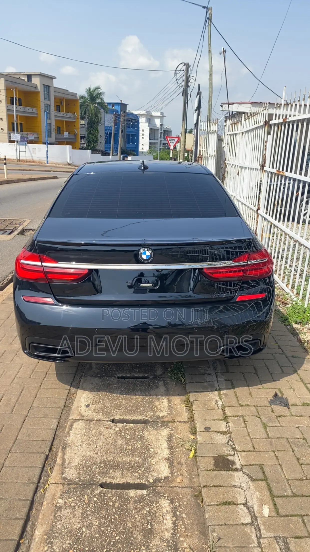 BMW 7 Series 730Li 2017 Black