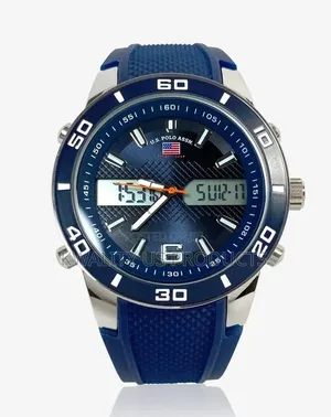 U.S Polo Assn Men's Dual Display Analogue and Digital Wrist Watch
