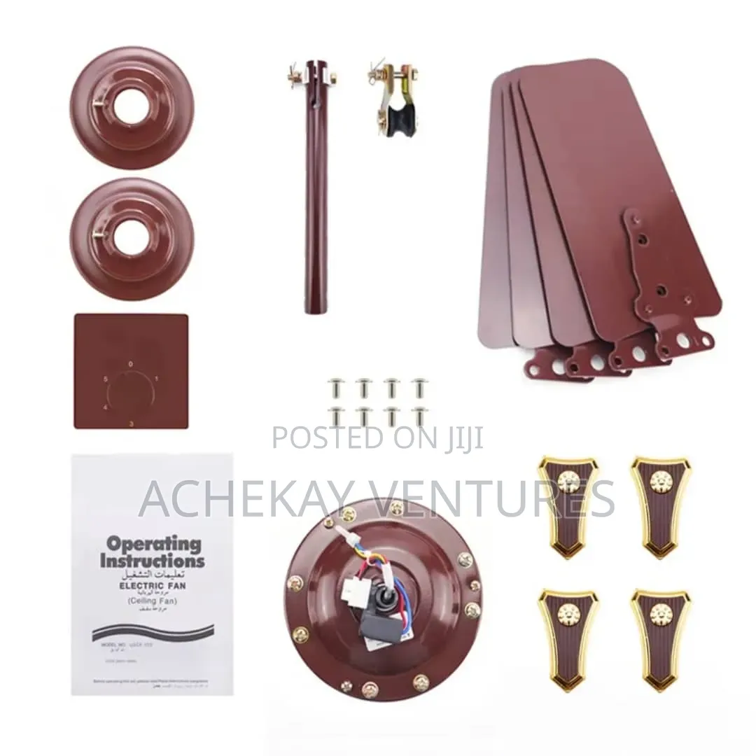 Raf 56" Ceiling Fan – Copper Motor
