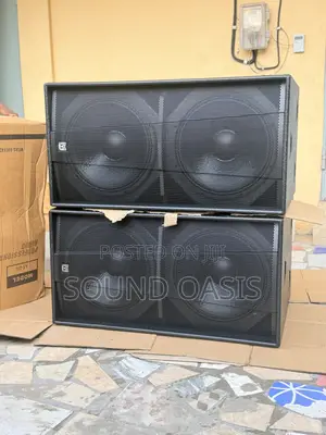 A Pair of Martin Audio Blackline S218+ Double Bass Subwoofers