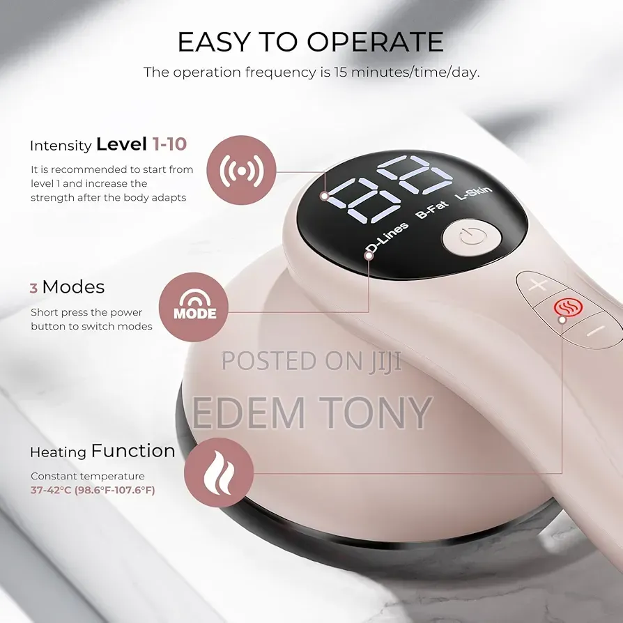 Anti-Cellulite Massager for Burning Fat Fading Stretch Marks