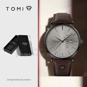 Tomi T019 Luxury Business Watch-Coffee Ash