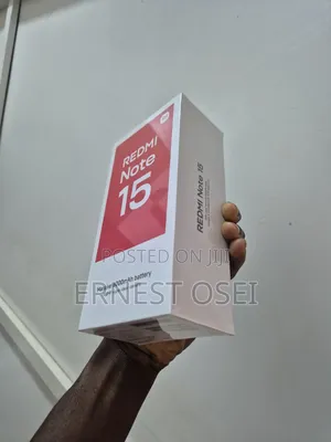New Xiaomi Redmi Note 15 256 GB Black