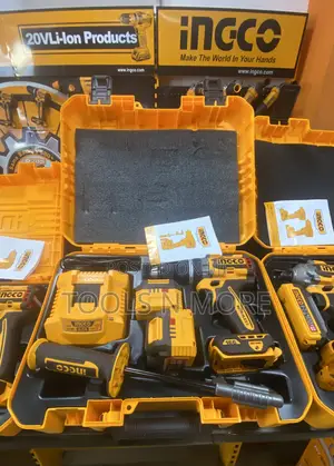 Ingco 166nm Compact Brushless Cordless Impact Drill 20v