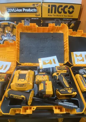 Ingco 166nm Compact Brushless Cordless Impact Drill 20v