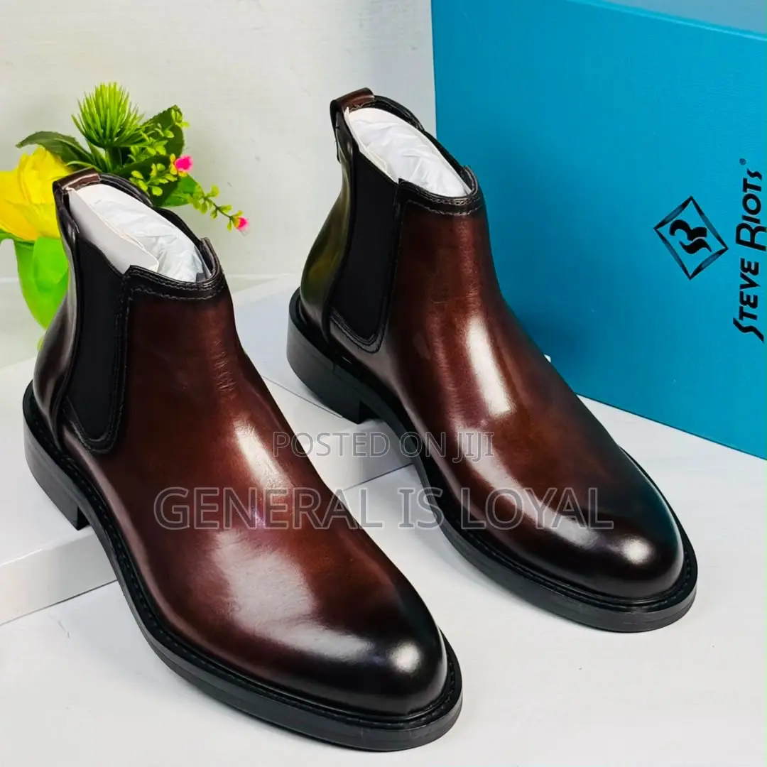 Steve Riots Brown Men’S Leather Chelsea Boot