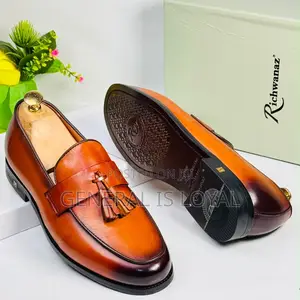 Richwanz Men’S Burnished Color Gradient and Slipon Design Loafer Shoe
