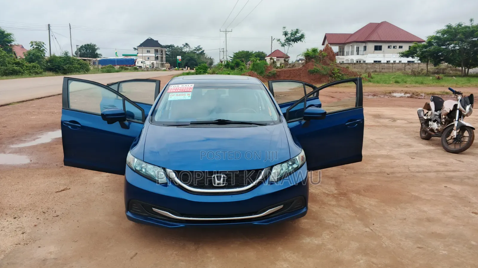 Honda Civic LX 4dr Sedan (1.8L 4cyl 5M) 2015 Blue