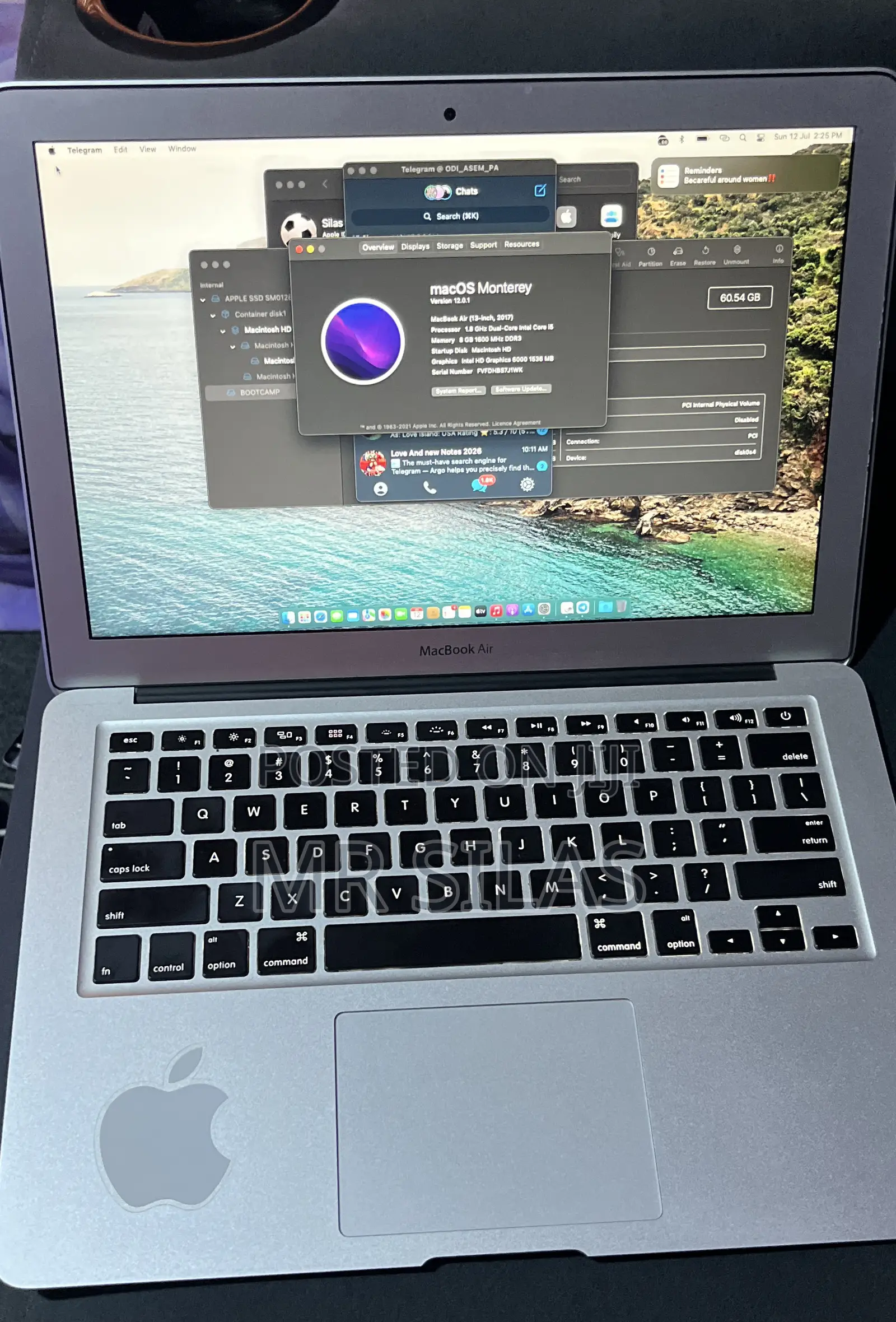 Laptop Apple MacBook Air 2017 8GB Intel Core i5 SSD 128GB