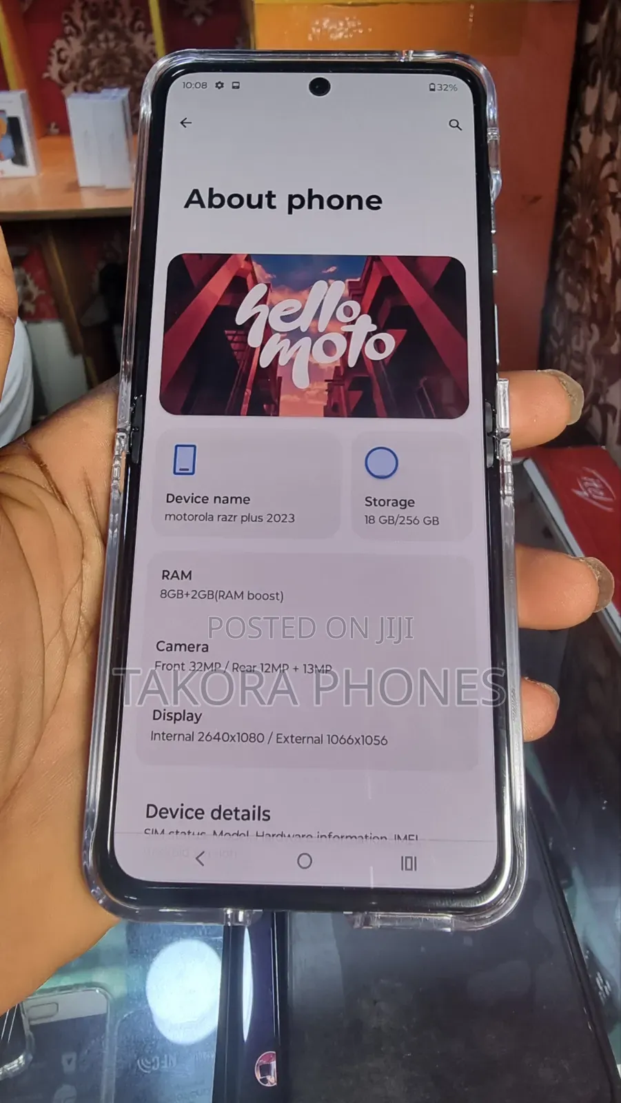 New Motorola Razr 40 Ultra 256 GB Gray