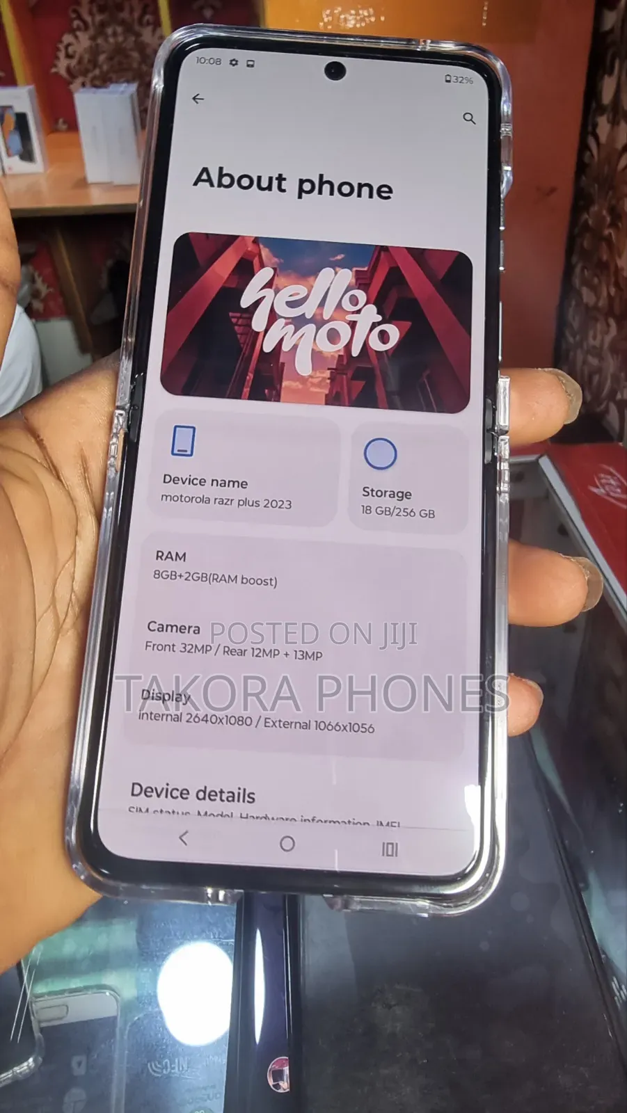 New Motorola Razr 40 Ultra 256 GB Gray