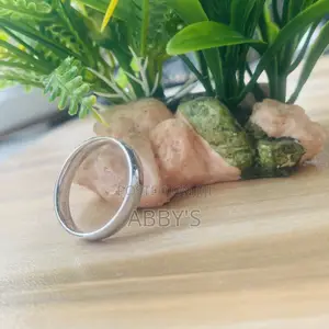 Unisex Non-fading Silver Engagement /Wedding Ring