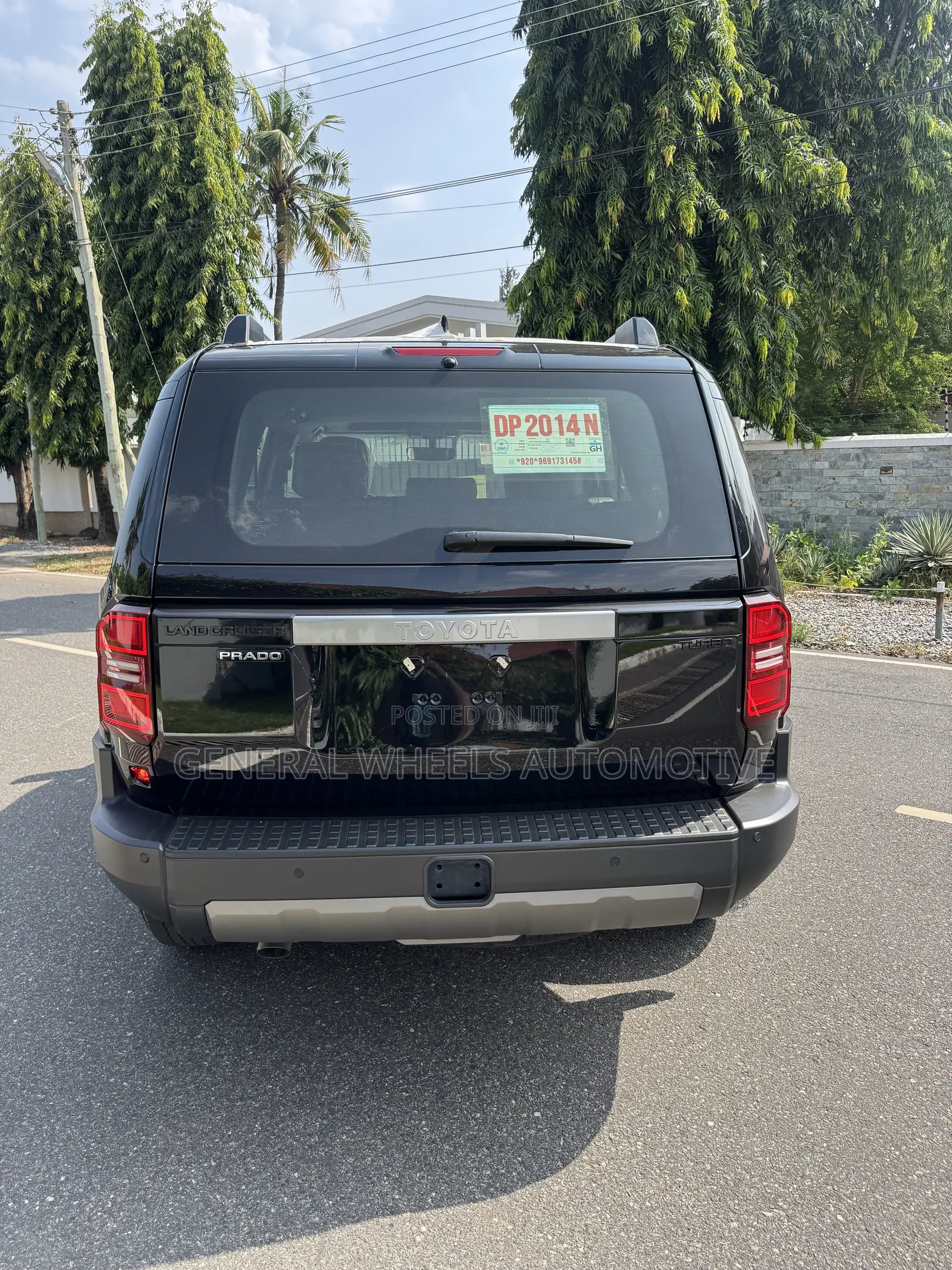 New Toyota Land Cruiser Prado 2.4 Petrol 2025 Black