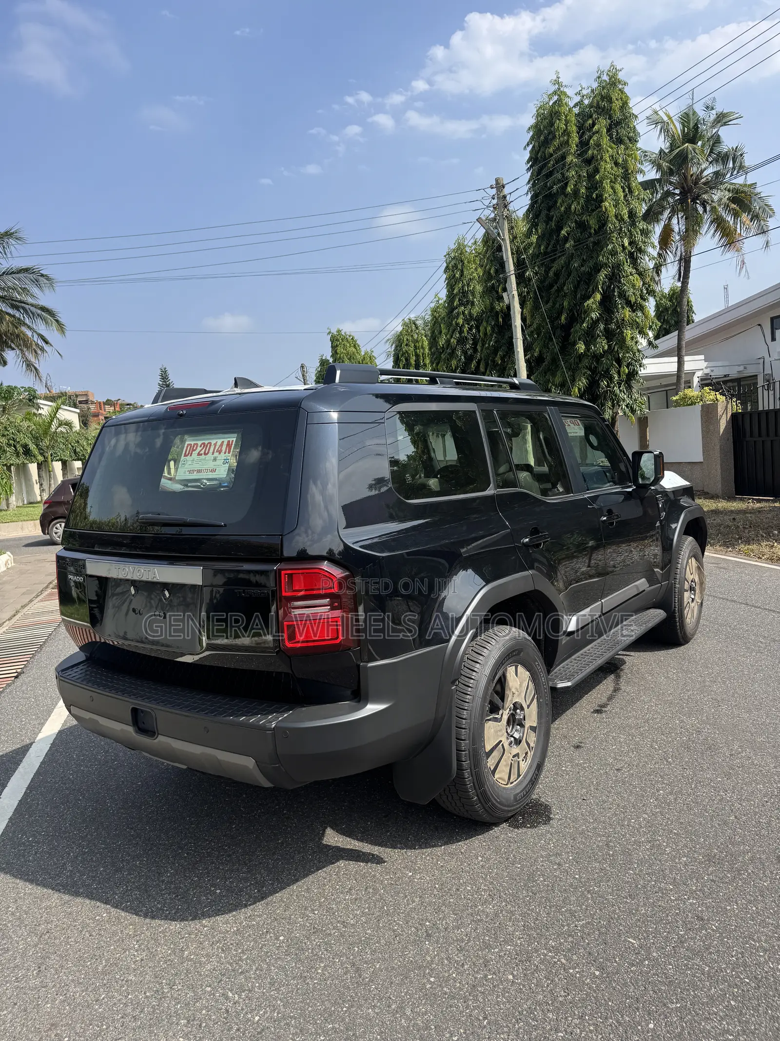 New Toyota Land Cruiser Prado 2.4 Petrol 2025 Black
