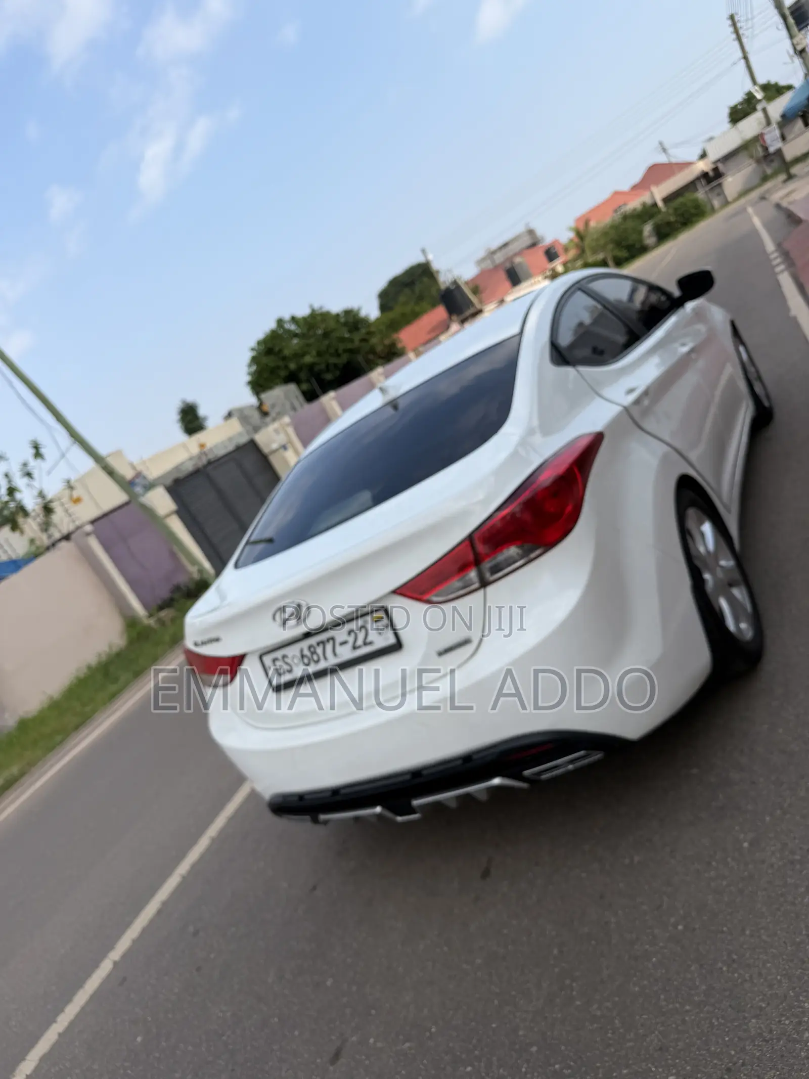Hyundai Elantra Limited 2012 White