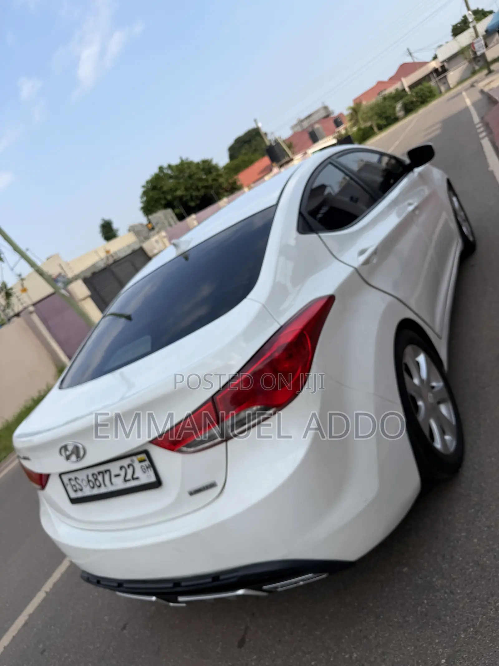 Hyundai Elantra Limited 2012 White