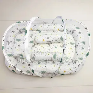 Baby Bed With Net And Pillows