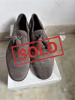 Suede Grey Italian Shoe