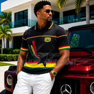 Exclusive Ghana Edition Designer Polo Shirt – High Quality