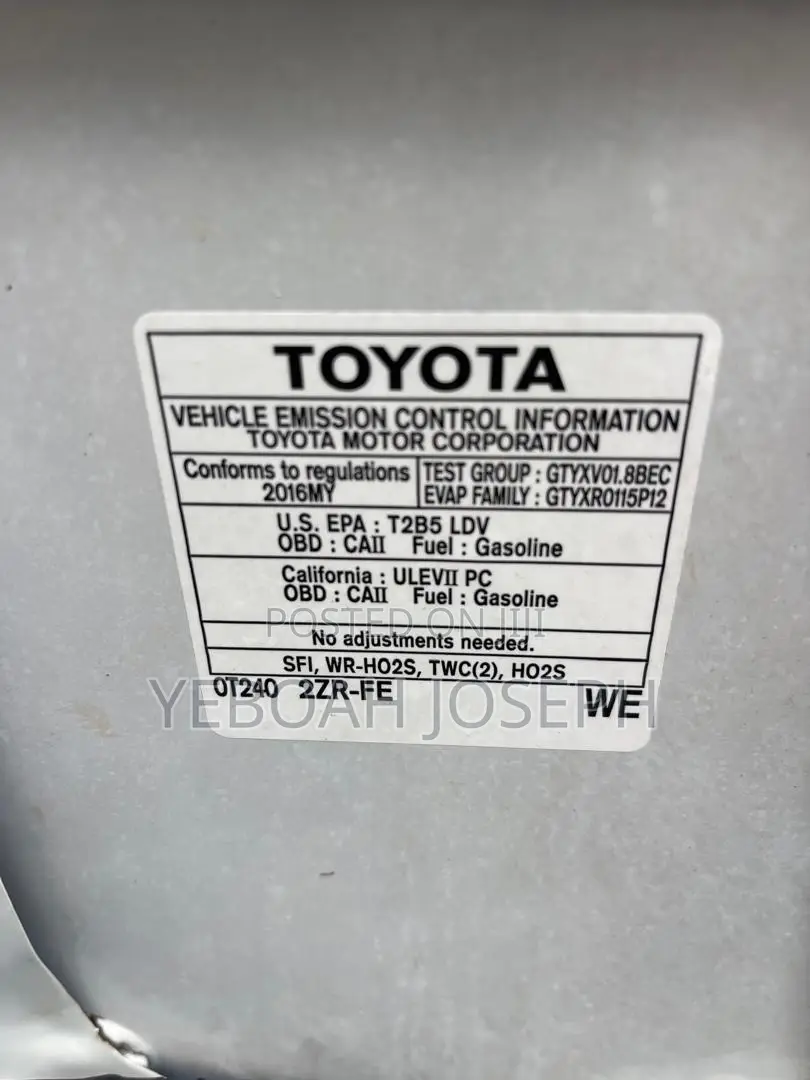 Toyota Corolla S Plus 4dr Sedan (1.8L 4cyl CVT) 2016 White