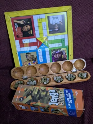 Ludo, Oware, Jenga Games