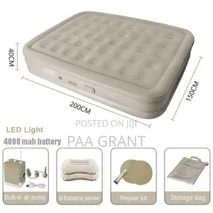 Bring Comfort Anywhere (Automatic Double Size Air Mattress