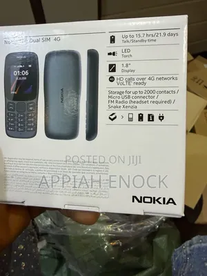 New Nokia 106 Black