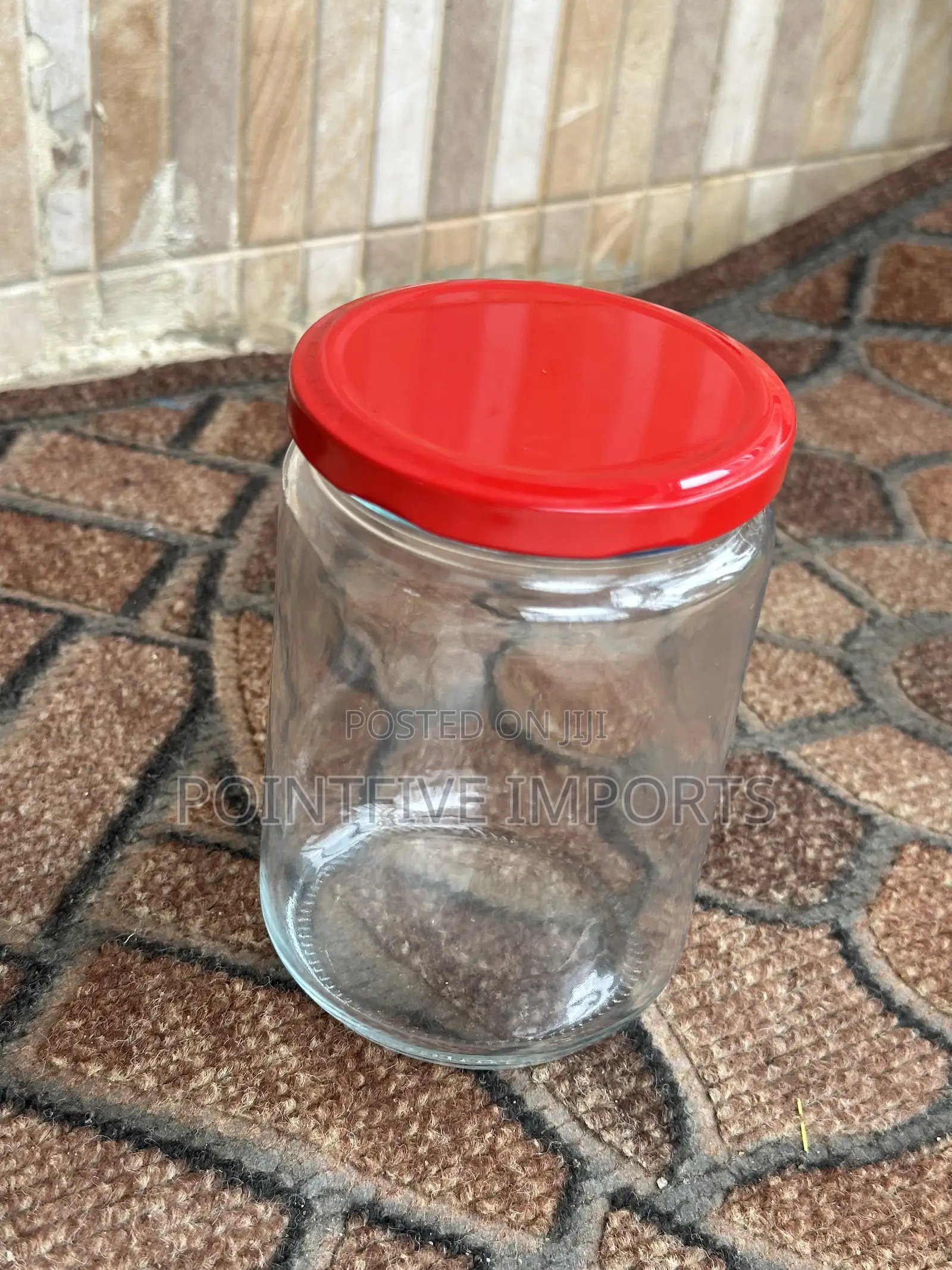 500ml Round Glass Bottle, Shito Bottle