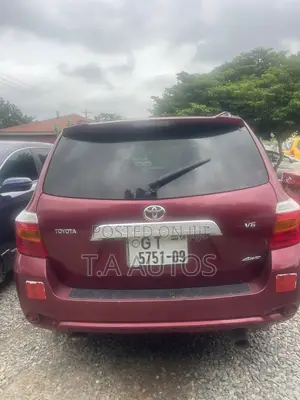 Toyota Highlander Sport 4x4 2009 Red