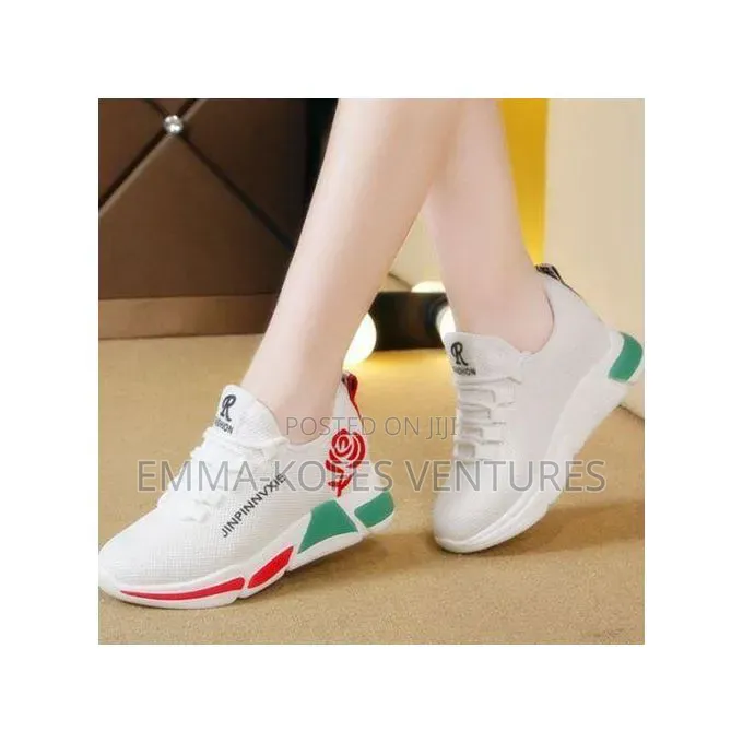 Soft Sole Low Top Sneakers - White