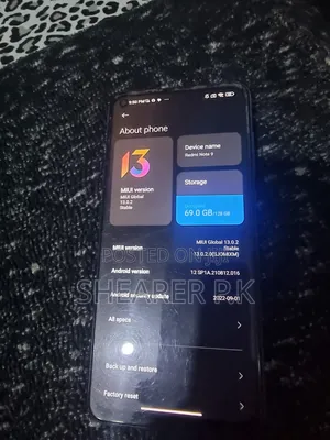 Xiaomi Redmi Note 9 5G 128 GB Blue