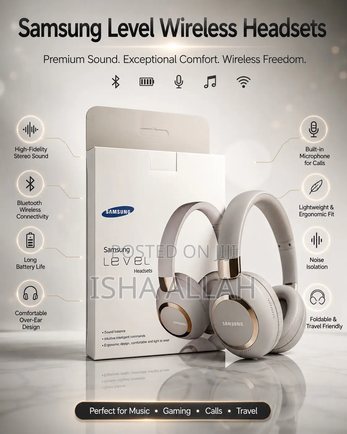 Samsung Level Wireless Headsets – Premium Sound Edition
