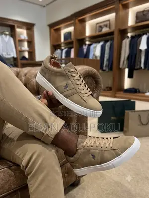 Ralph Lauren Polo Leather Sneaker in Different Colours , Swipe >