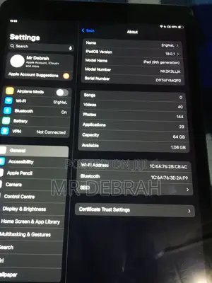 Apple iPad 10.2 (2021) 64 GB Black
