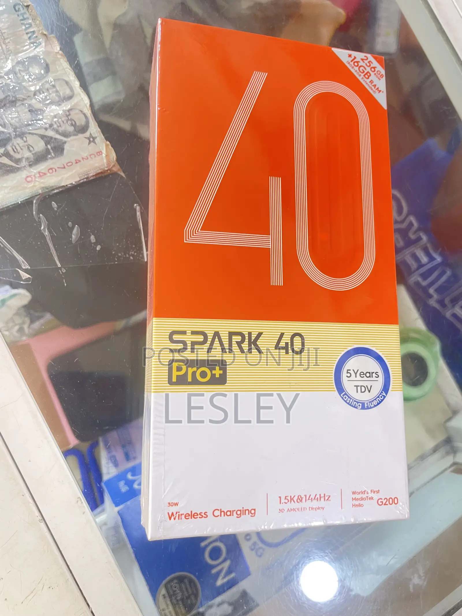 New Tecno Spark 40 Pro+ 256 GB Black