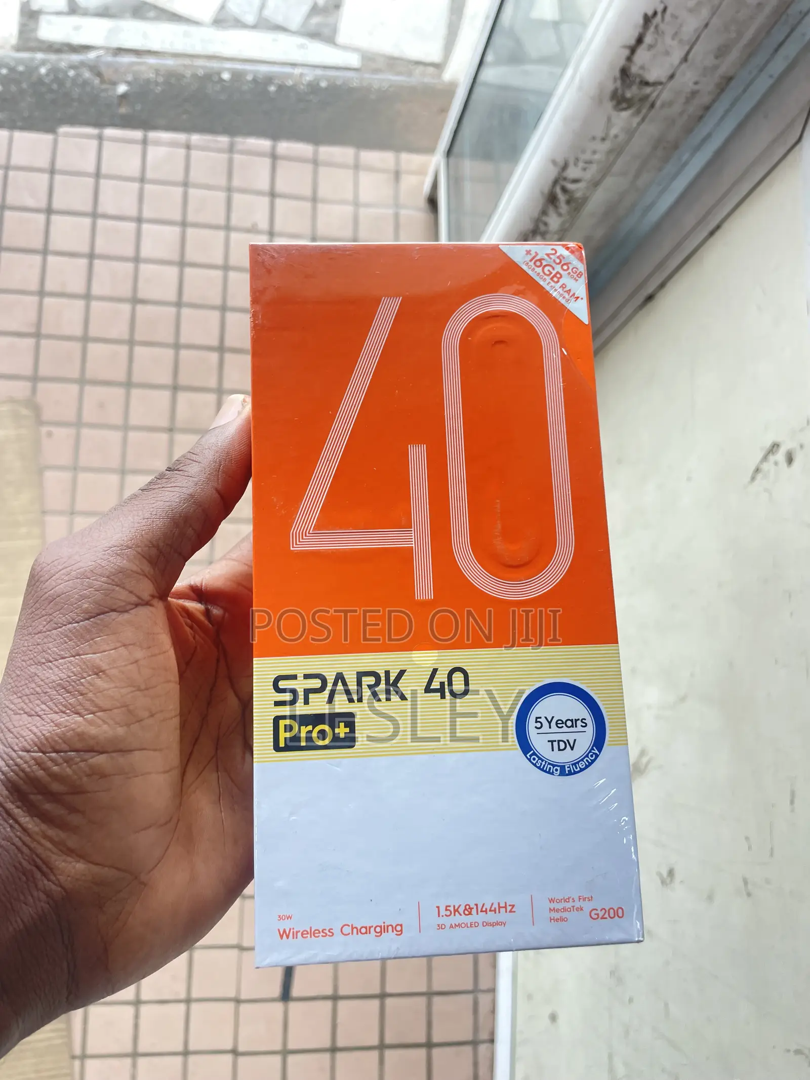 New Tecno Spark 40 Pro+ 256 GB Black