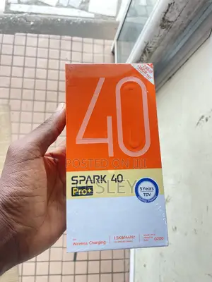New Tecno Spark 40 Pro+ 256 GB Black