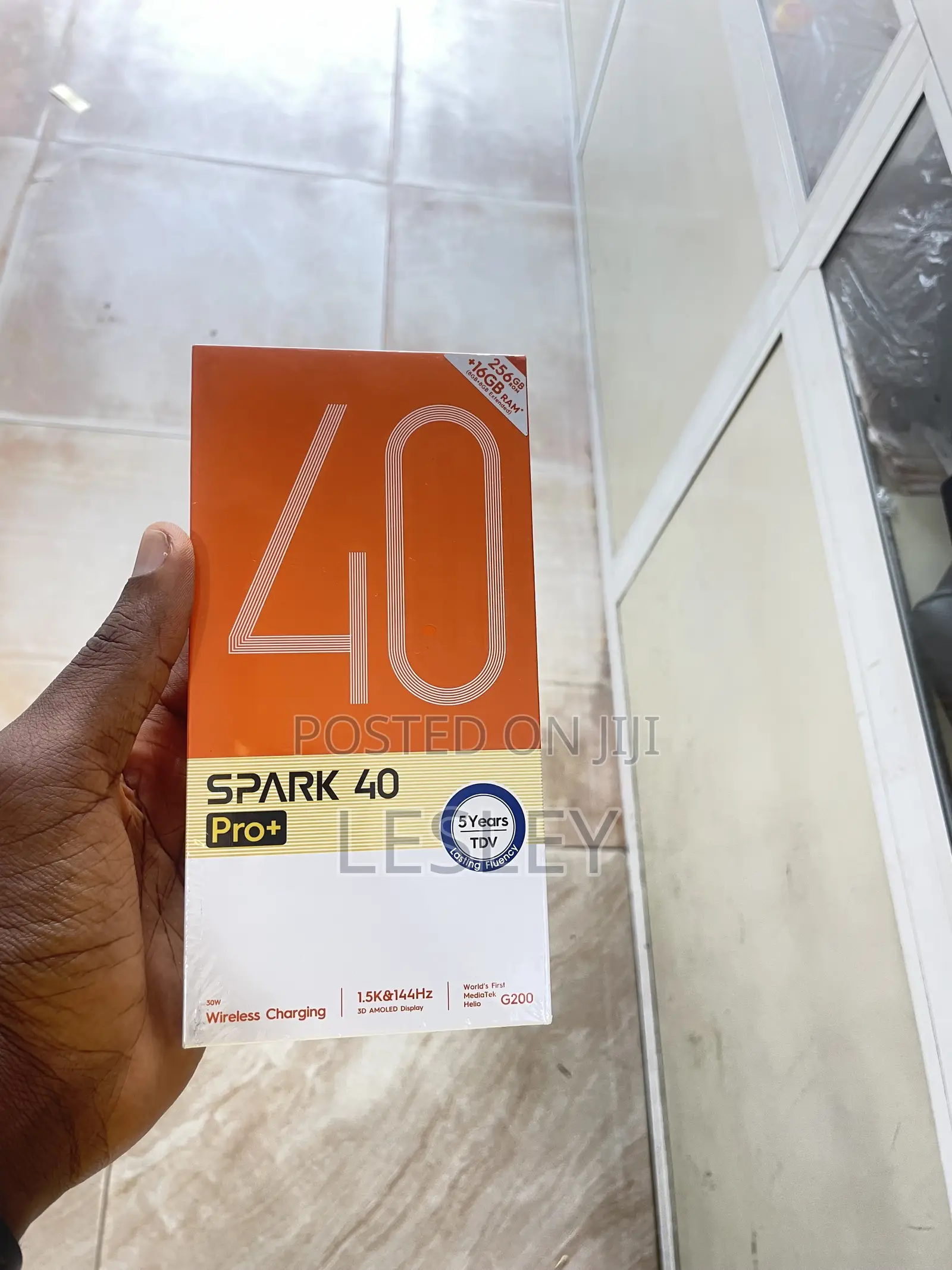 New Tecno Spark 40 Pro+ 256 GB Black