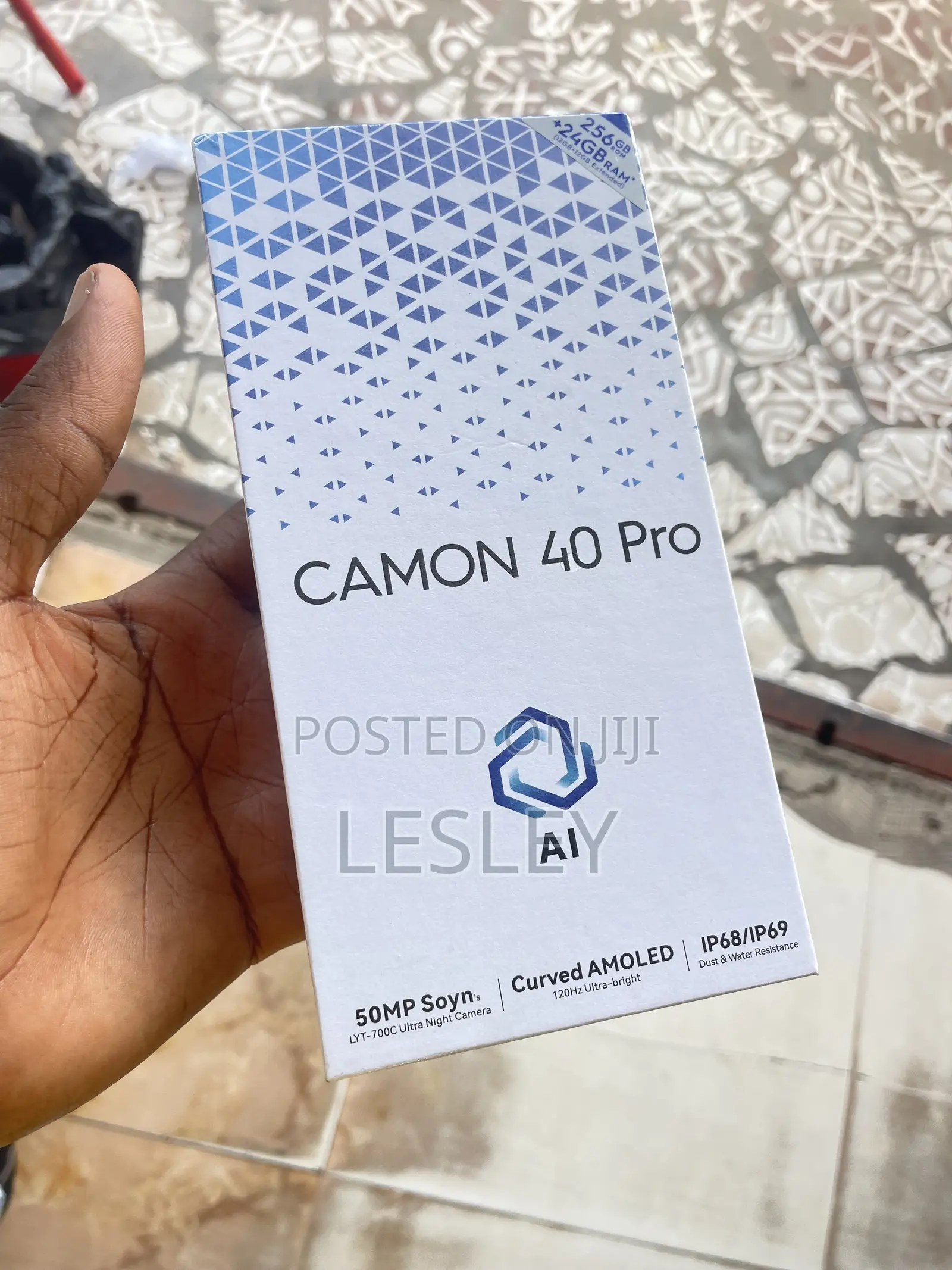 New Tecno Camon 40 Pro 5G 256 GB Black